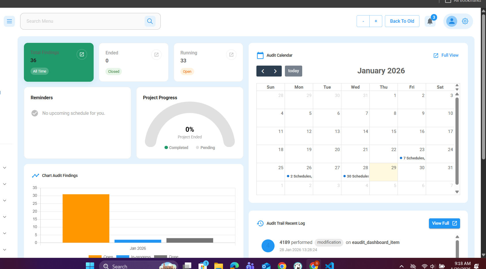 E-Audit Improvements